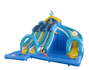 High-quality Indoor And Outdoor Large Inflatable Water Slides Water Park Water Slides