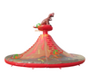 Large inflatable volcano climbing tower, children climbing sports tower