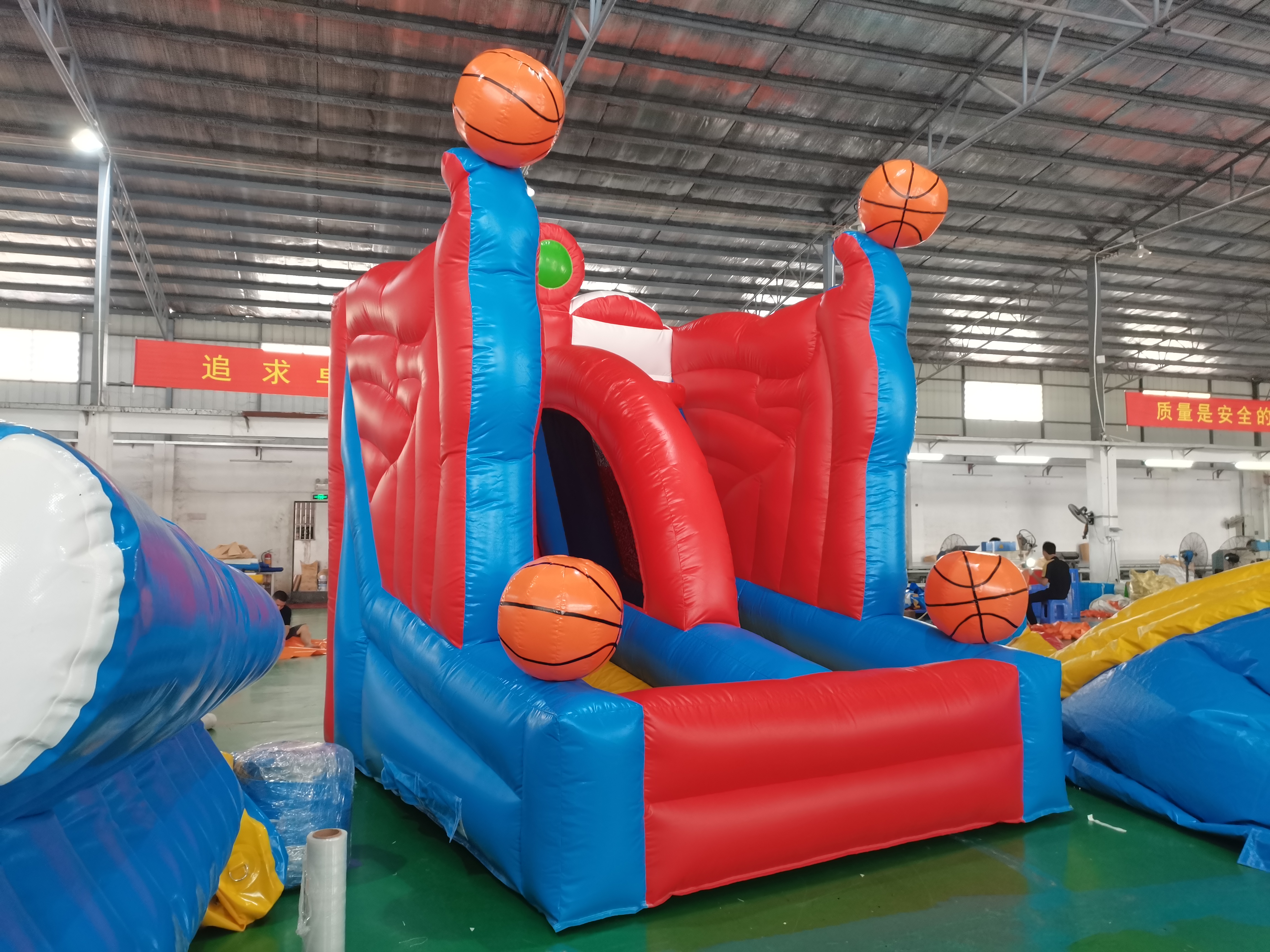 High Quality Indoor And Outdoor Inflatable Basketball Frame Entertainment Equipment