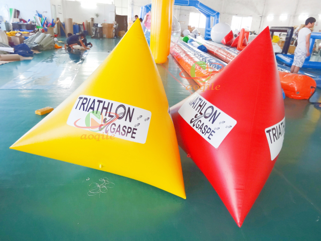 Custom Sealed Floating Mark Water Triathlon Competition Buoy Large Water Swimming Warning Buoy