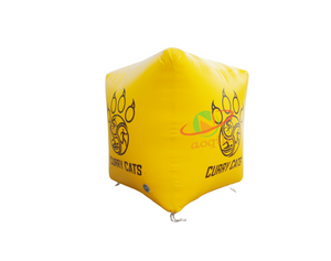 Customized commercial PVC outdoor competitive game inflatable paintball bunker for sale