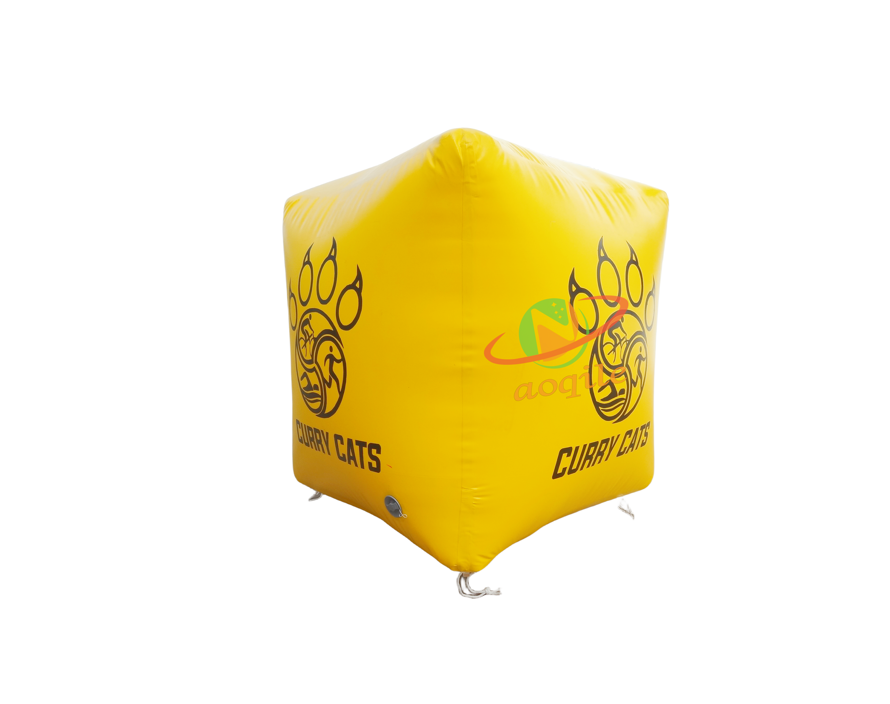 Customized commercial PVC outdoor competitive game inflatable paintball bunker for sale