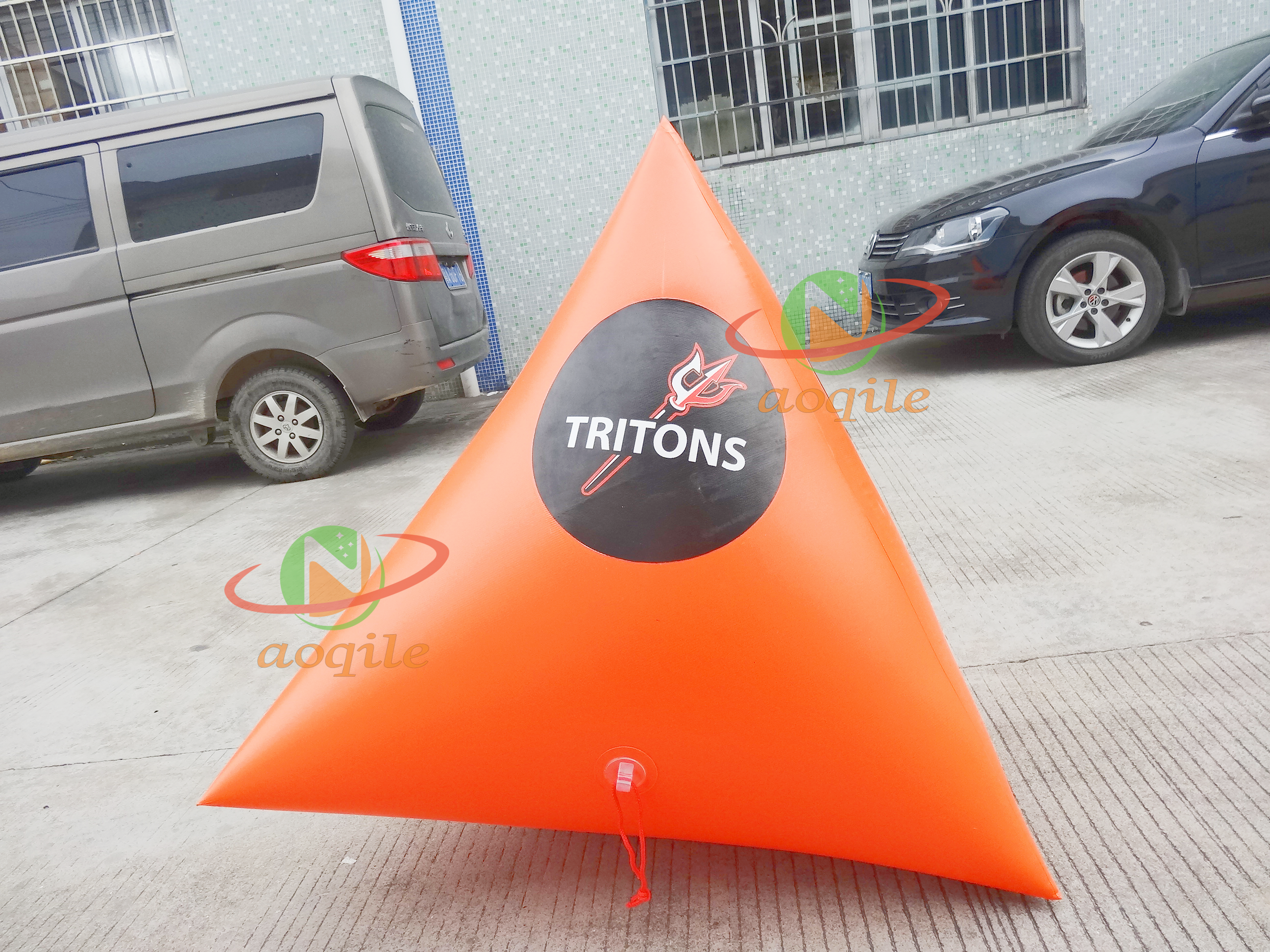 Water Event Inflatable Triangle Buoy Floating Water Swim Buoy Inflatable Marker Buoy For Water Activity