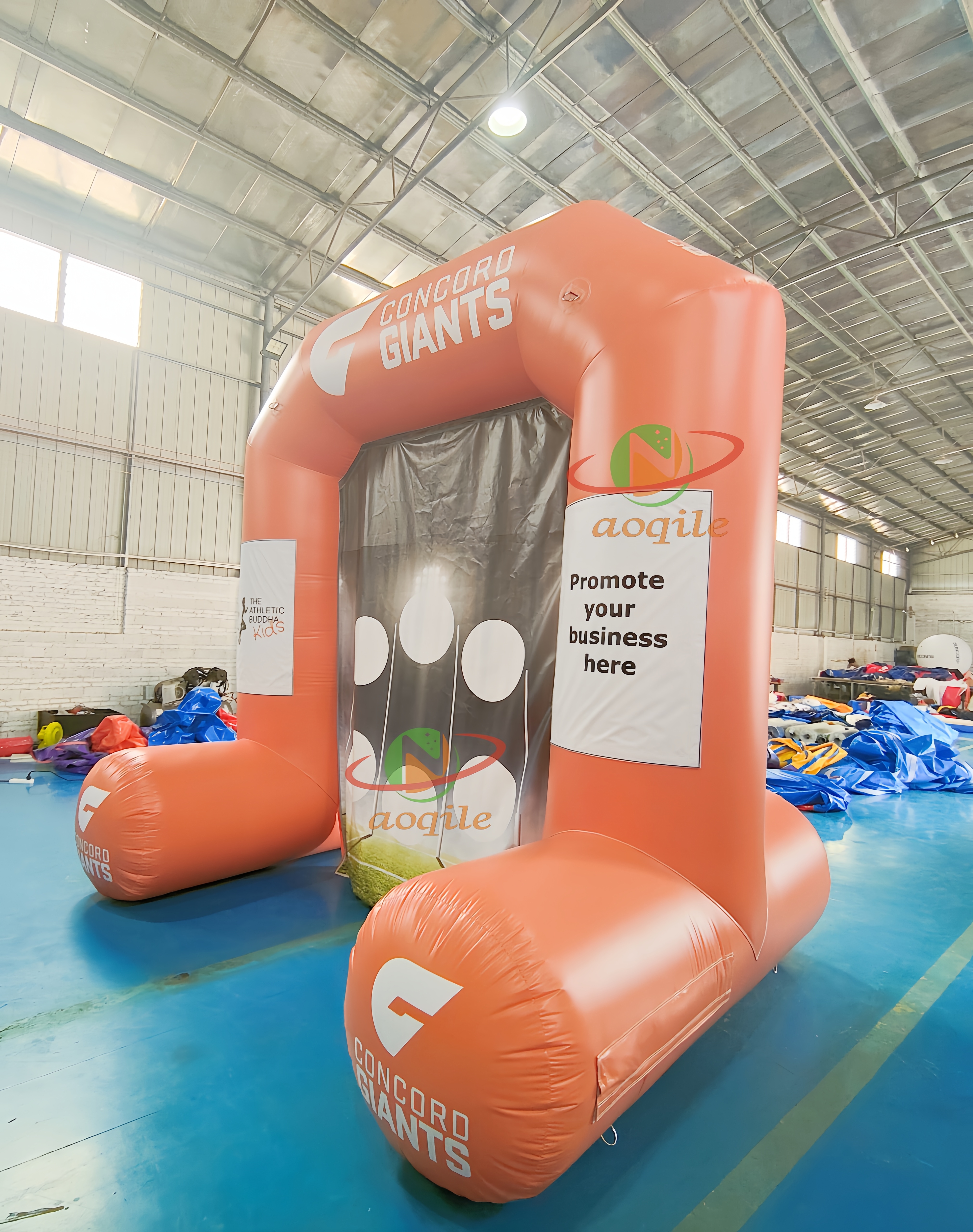 Full Color Printed Inflatable Arch For Outdoor Activities Starting And Finishing Running Competition Arch