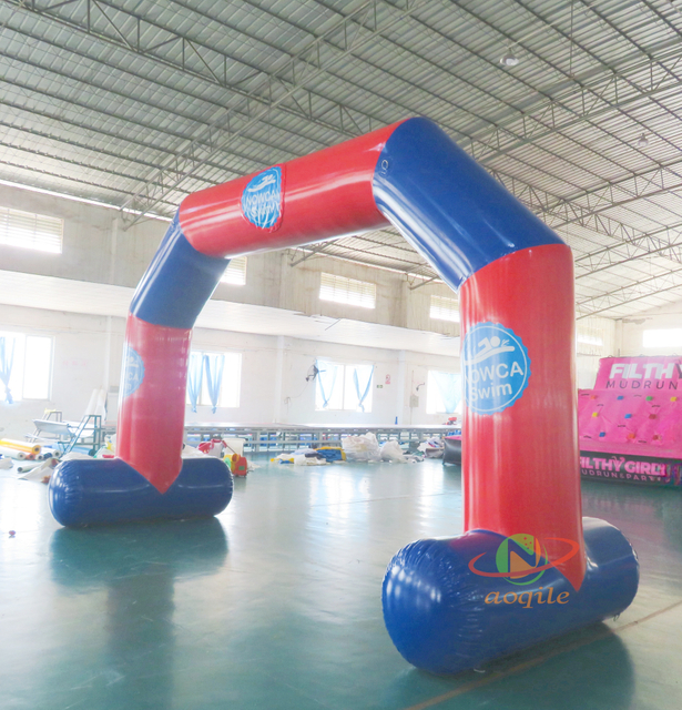 Festival Event Inflatable Printing Arch Competition Starting Point Finish Line Advertising Arch Outdoor