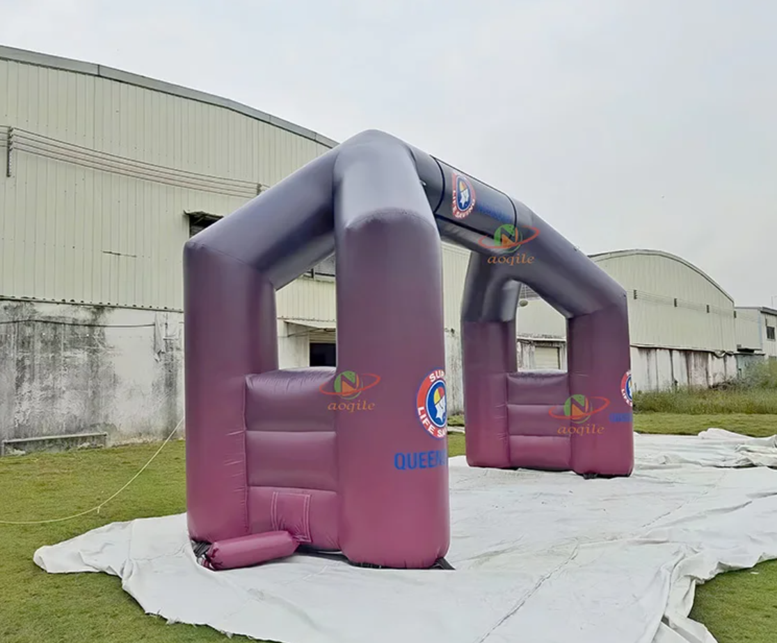 Event Decoration Arch Gate Advertising Promotional Archway with LED Lighting Inflatable Arch for Outdoor