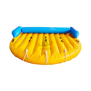 Wholesale Summer sea sports Inflatable Tug Tube Banana Boat Water Rotating Disco Gyro Boat