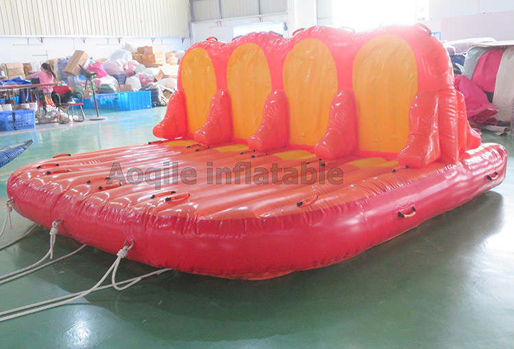 Summer Water Sports Games Inflatable Towable Flying Fish Boat Inflatable Floating Banana Boat