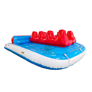 Multicolour Adult Exciting water sports Inflatable Flying Fish Water Ski Towable Flying Saucer