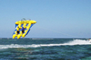 Large Inflatable Flying Fish Towable Banana Boat Sports Inflatable Water Slide Tube Toy