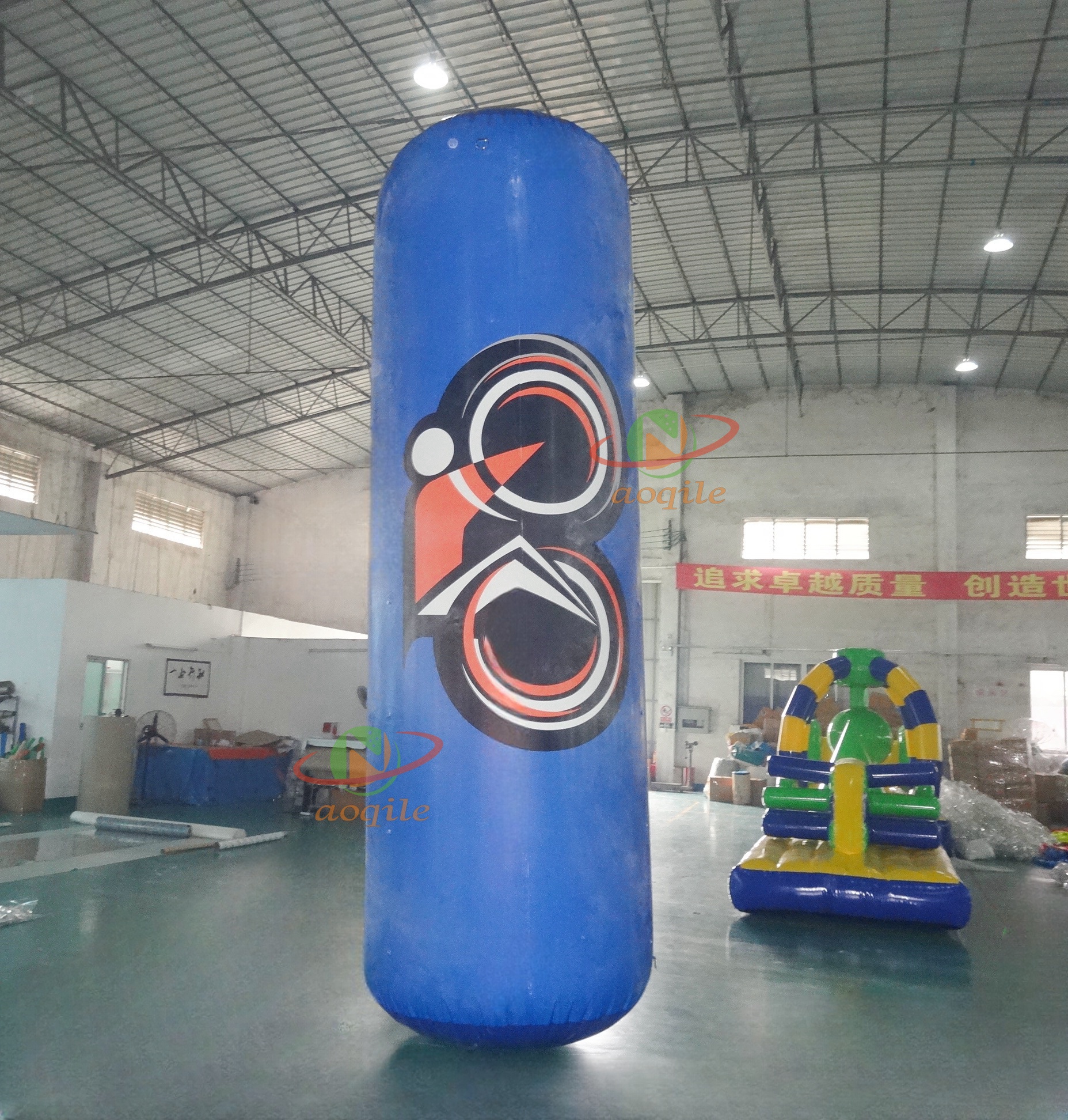 Cylindrical Pvc Inflatable Buoy For Water Sports Floating Inflatable Swimming Mark