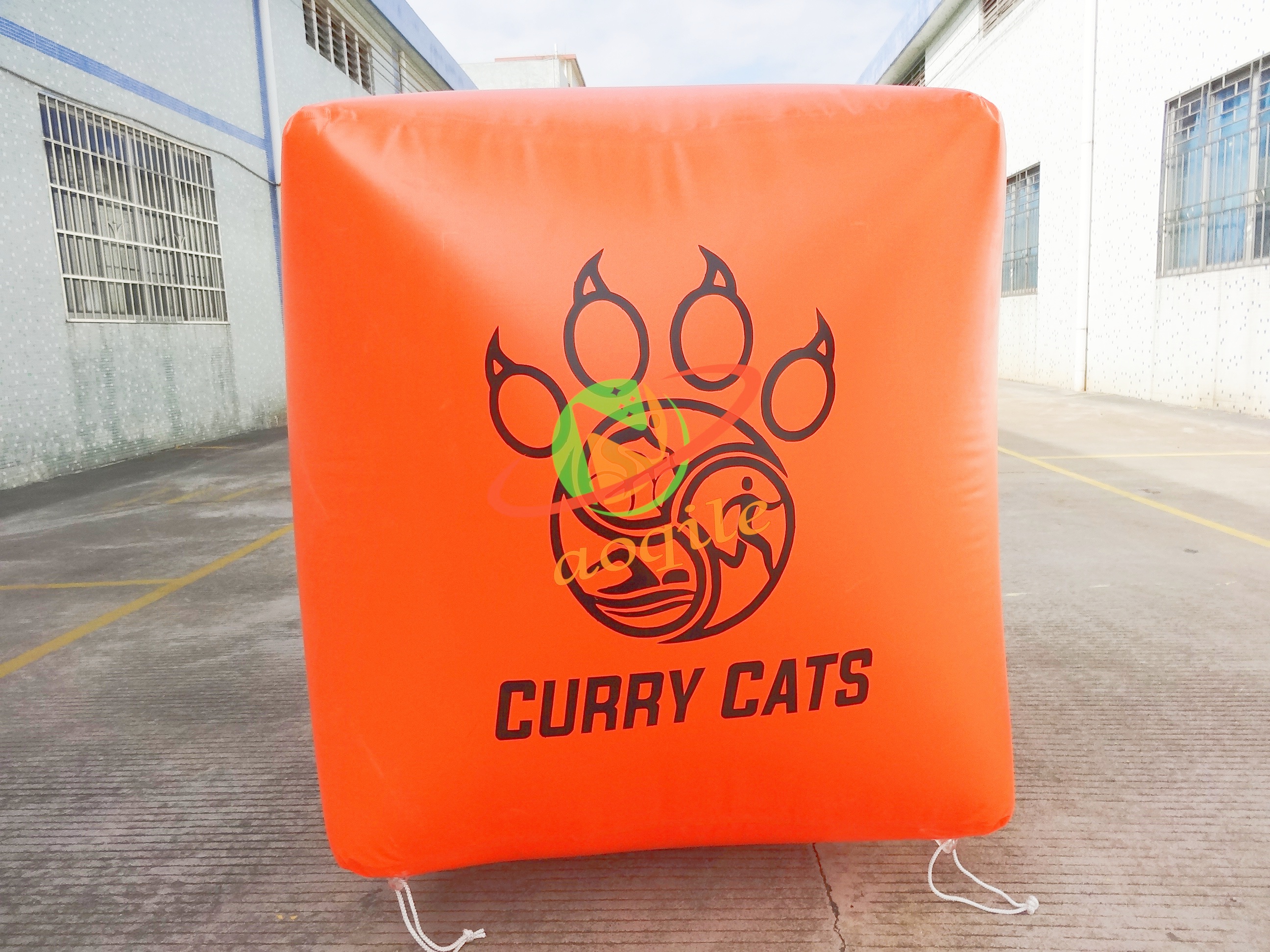 Commercial Cube Inflatable Floating Buoy Inflatable Competition Water Floating Buoy