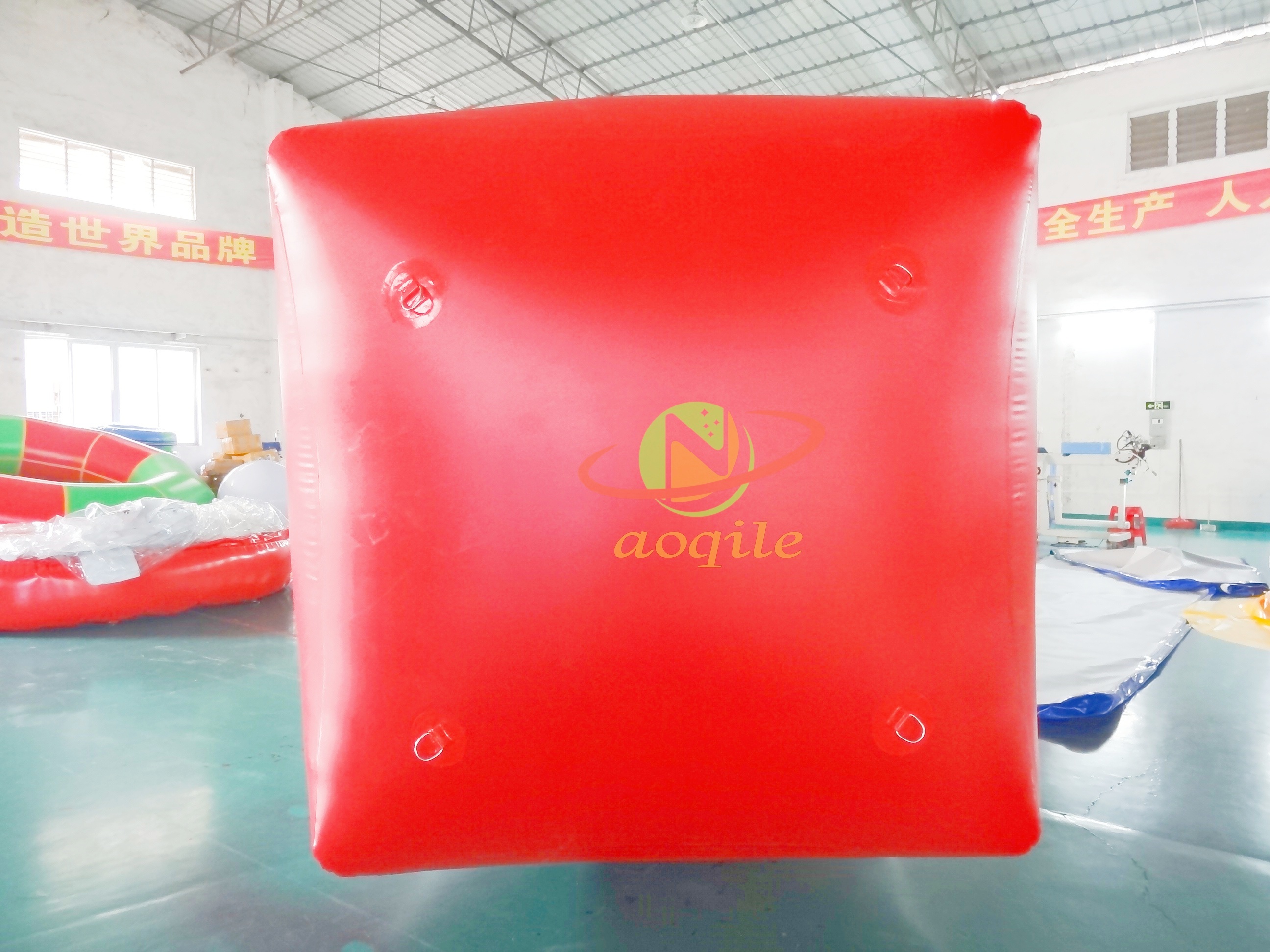 Customized Cube Water Sports Inflatable Floating Buoy Event Special Inflatable Advertising Buoy Mark