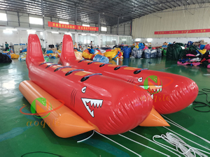 High quality 0.9mm PVC Aqua Park Water Sport Game Inflatable Flying Fish Banana Boat