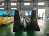 Factory direct sea water park 10 seats inflatable boat water game banana boat with repair it 0.9mm PVC tarpaulin water sports