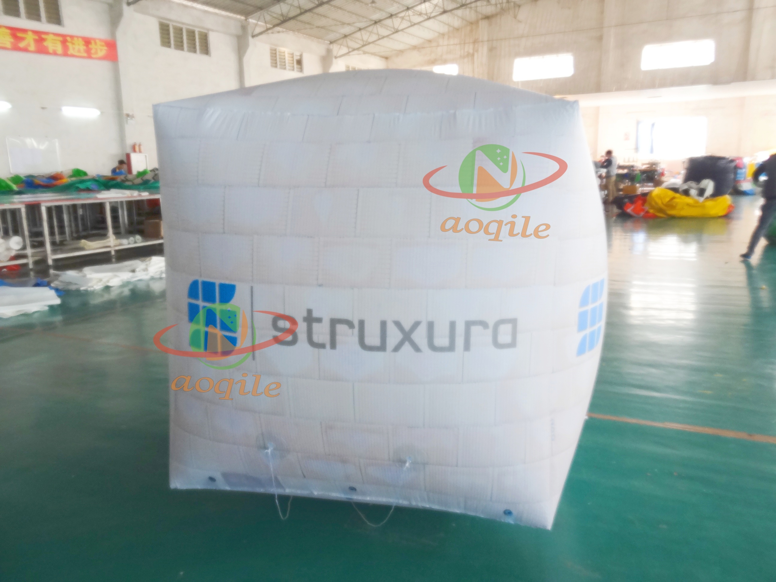 Customized Marine Inflatable Cube Marker Buoy Water Activities Inflatable Floating Advertising Buoy