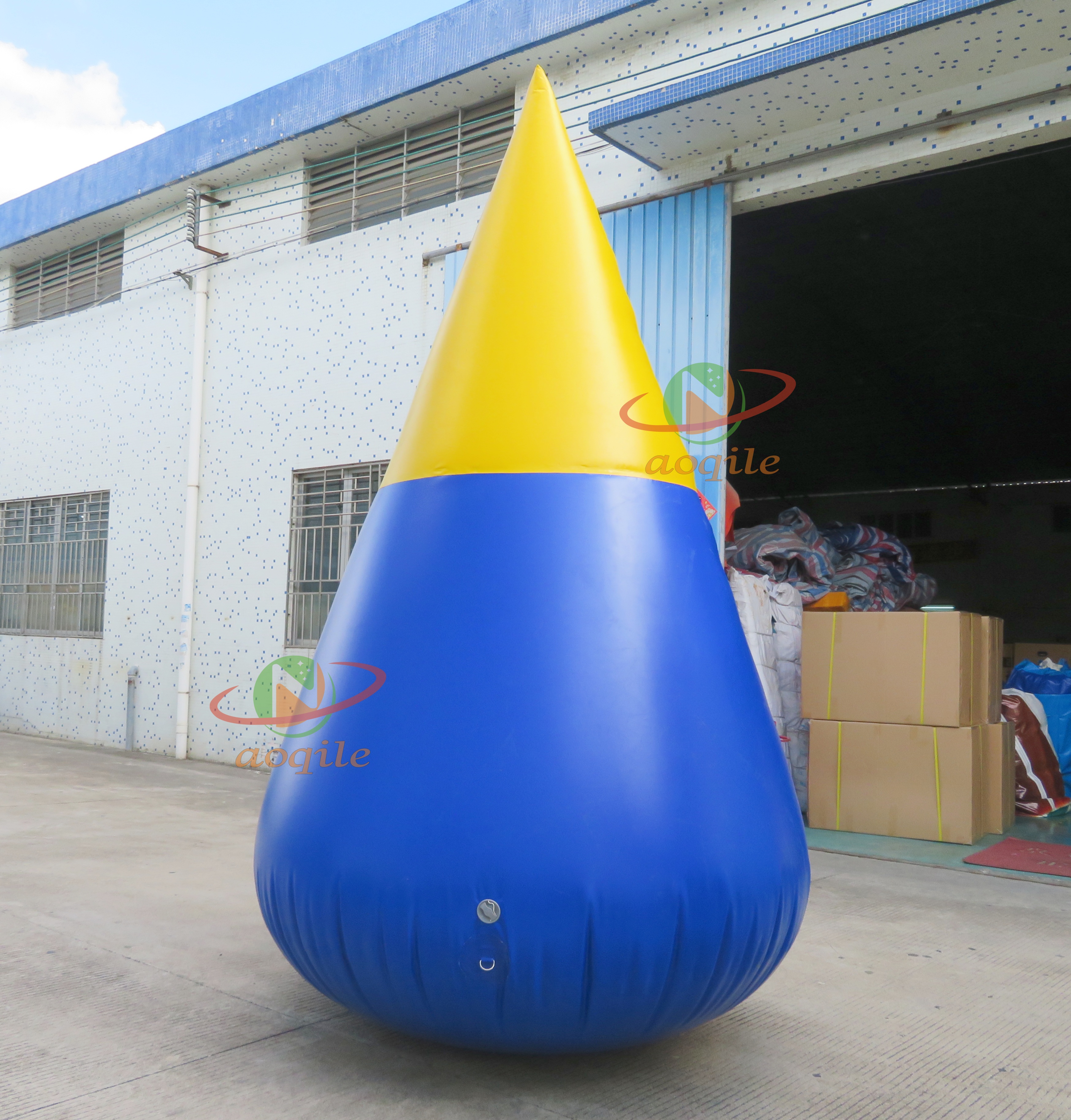 Custom Cone Inflatable Competition Buoy Open Water Swimming Inflatable Advertising Marker Buoy