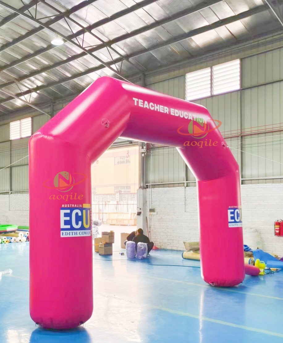 Hot sale inflatable gate pvc sign advertising custom blow up arch for commercial