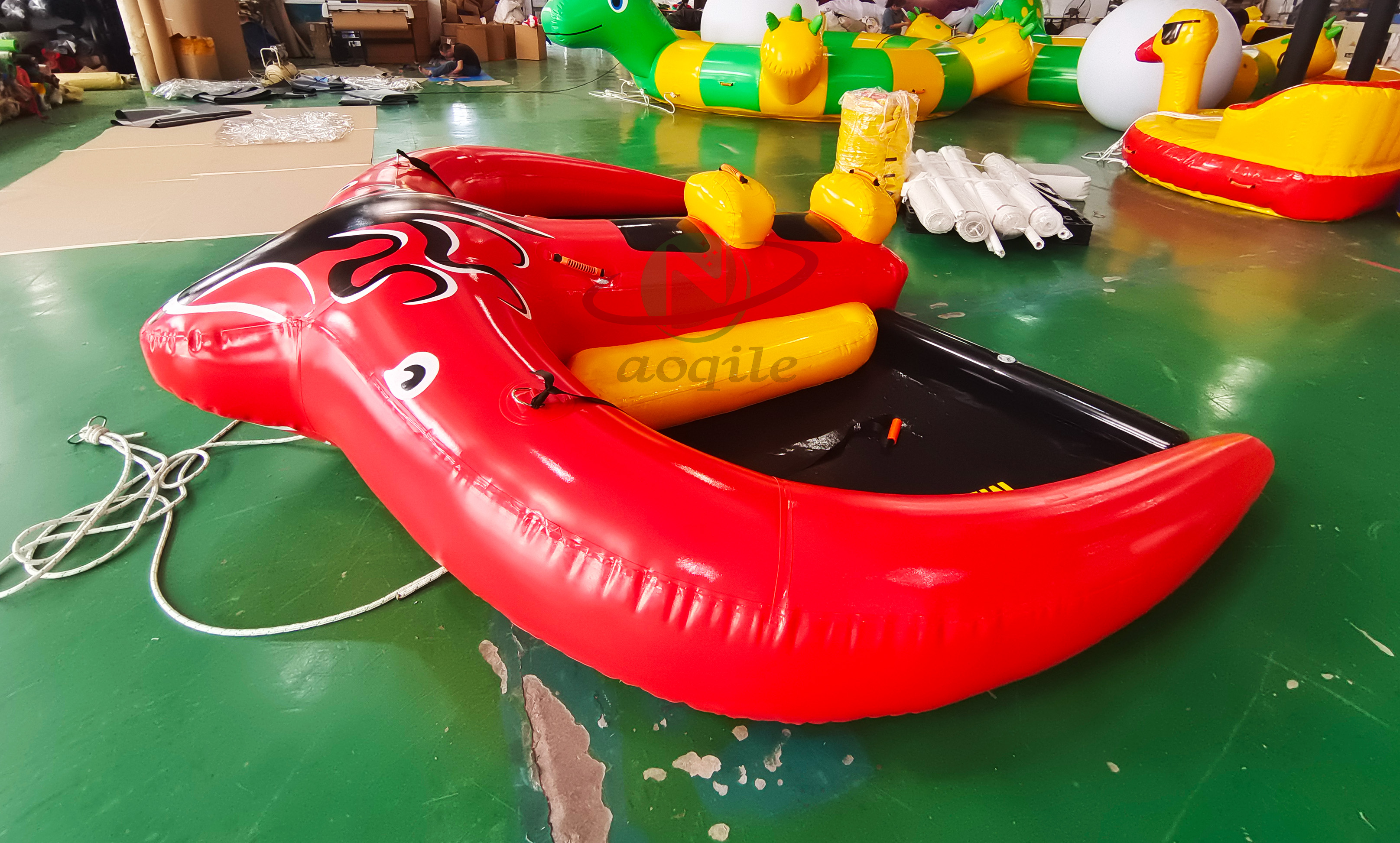 Commercial Yellow Inflatable disco Flying Fish Towable Banana Boat For Extreme Sport No reviews yet company-logo Guangzhou Aoqile Outdoor Sports Products Co., Ltd. 2 yrs CN Other recommendations for y