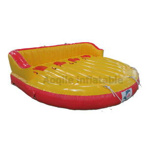 Commercial Custom Water Sports Outdoor Water Ski Towable Inflatable Floating Sofa Boat