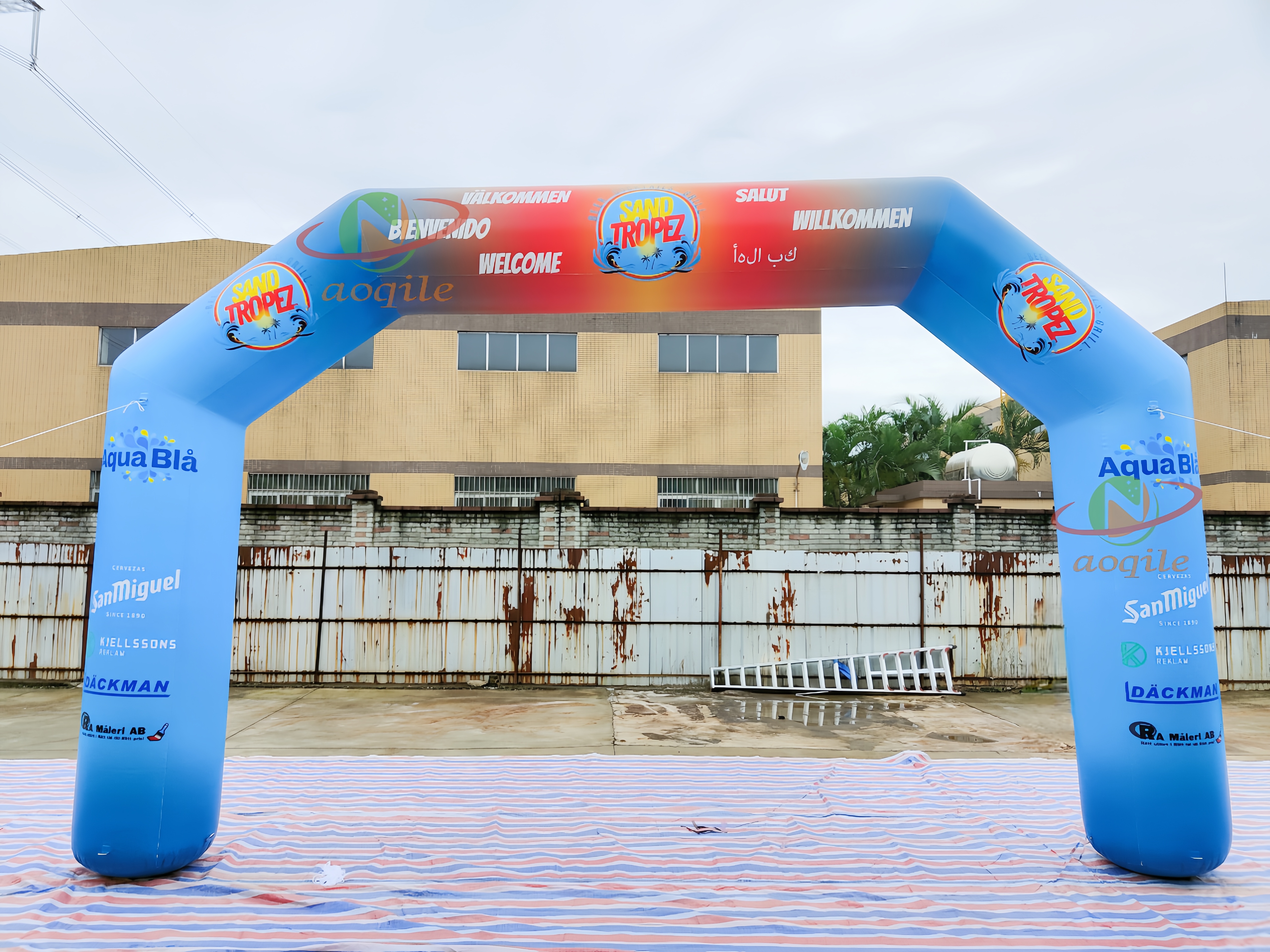 Event Start And Finish Line Advertising Arch Outdoor Inflatable Arch Model