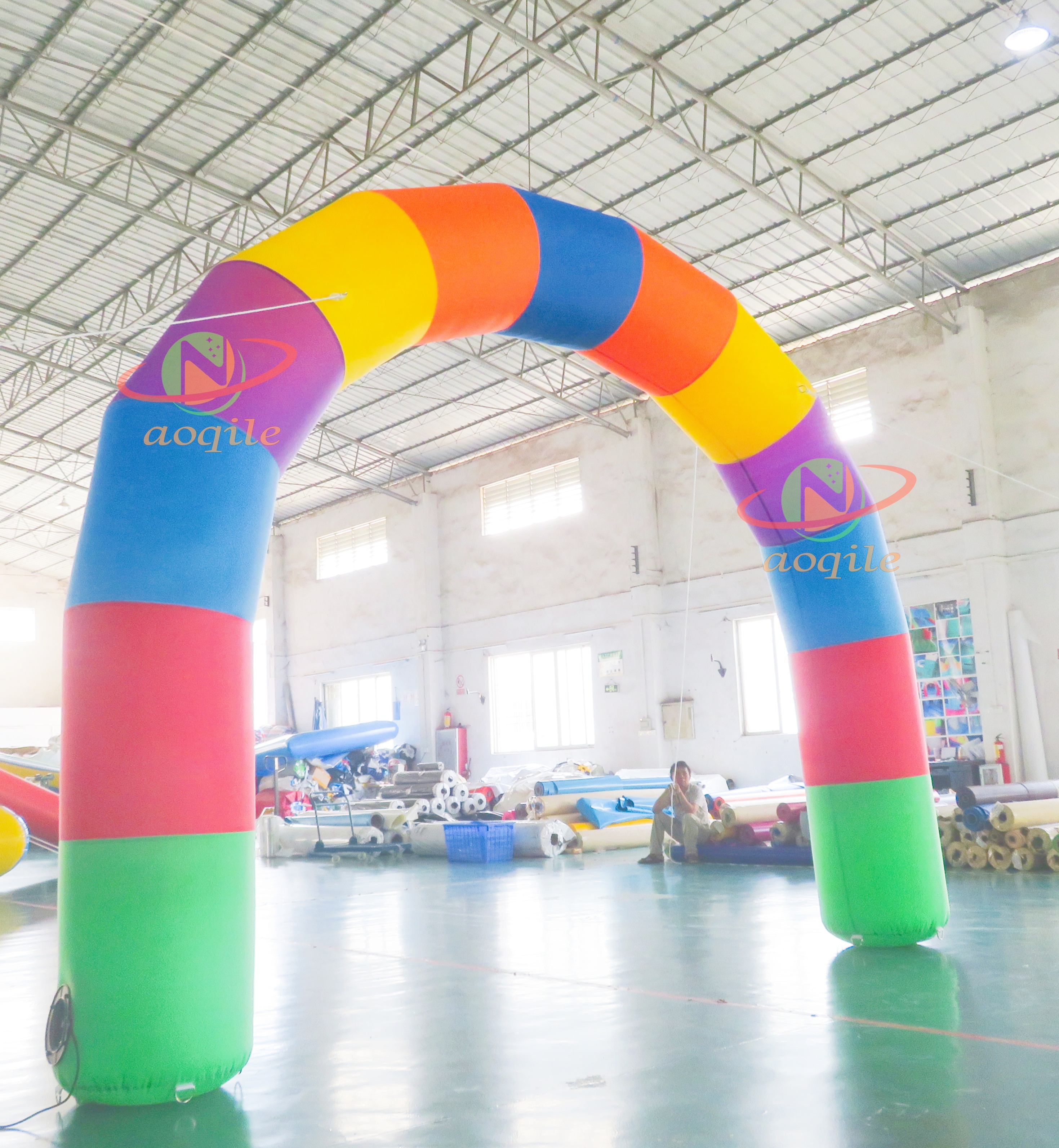 For Outdoor Custom Inflatable Entrance Advertising Arch Inflatable Race Start Finish Line Arch