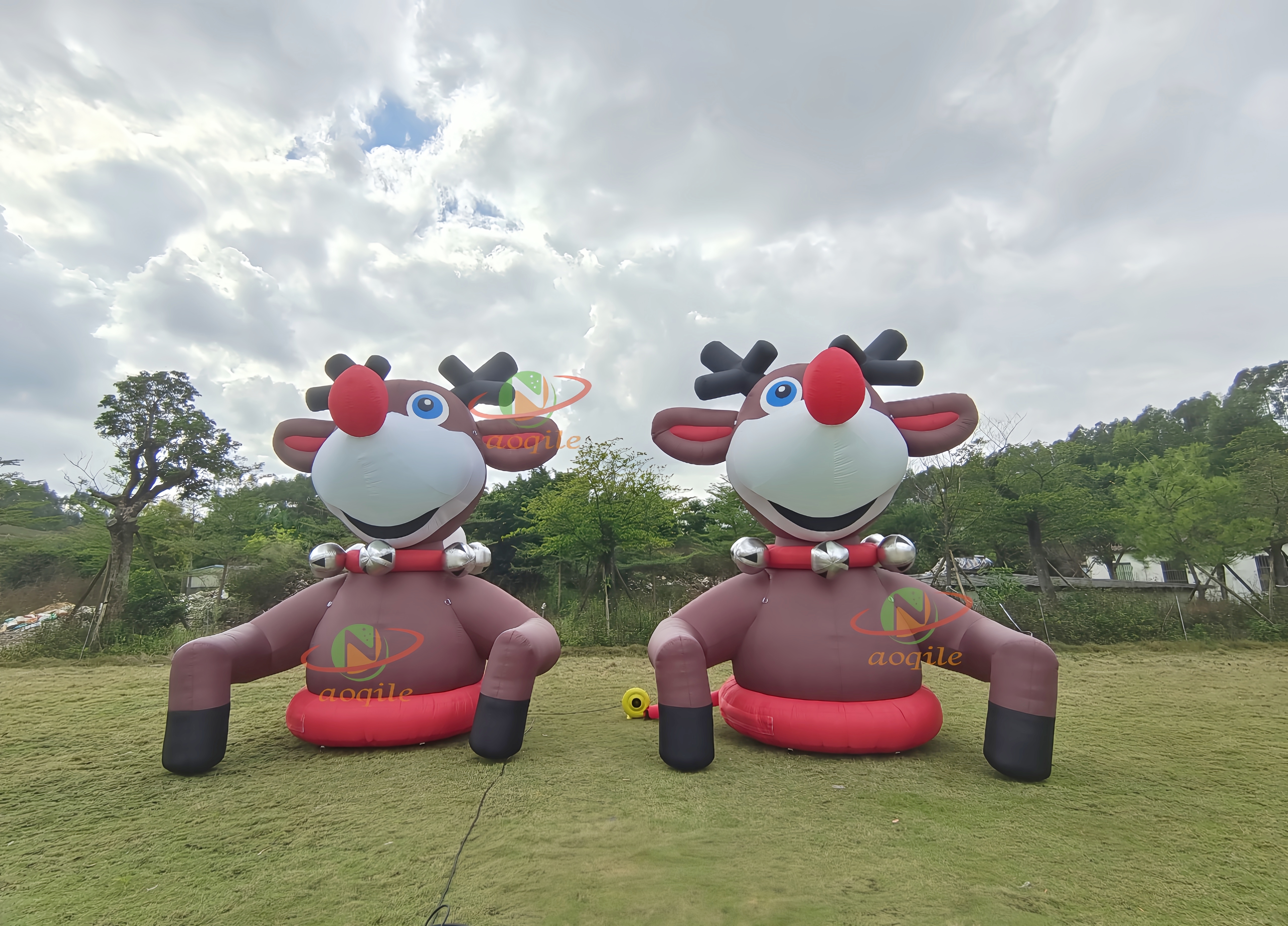 Inflatable Christmas Elk for Christmas Party/Giant Inflatable Christmas Deer Giant inflatable reindeer model