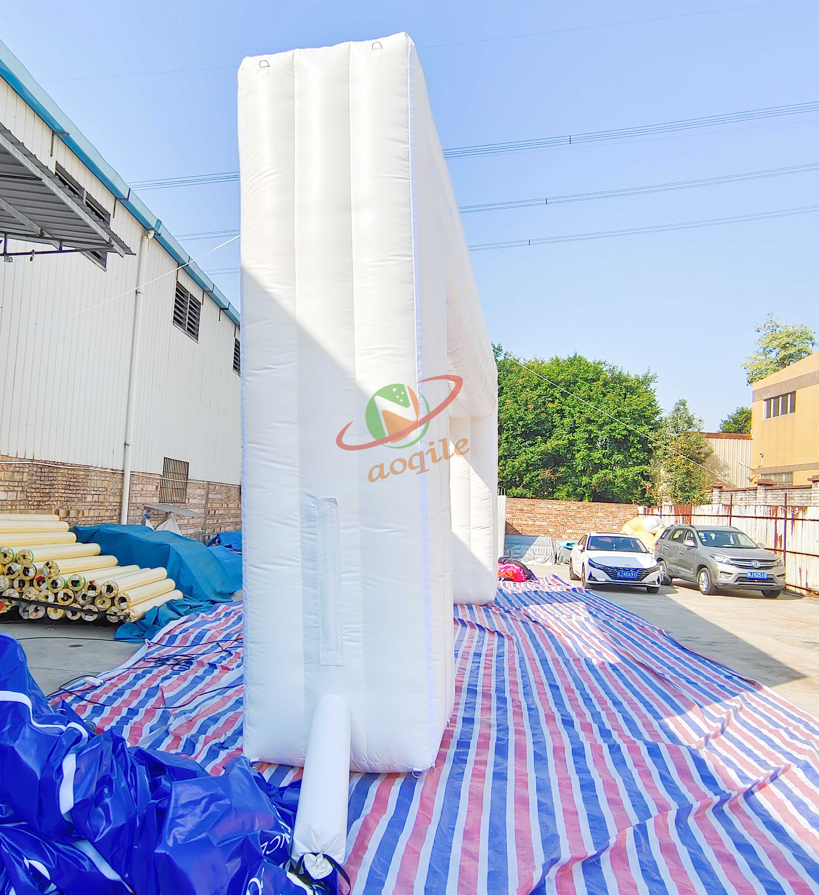 PVC Tarpaulin Airtight Inflatable Entrance Arch Indoor And Outdoor Advertising Arch Prinfull