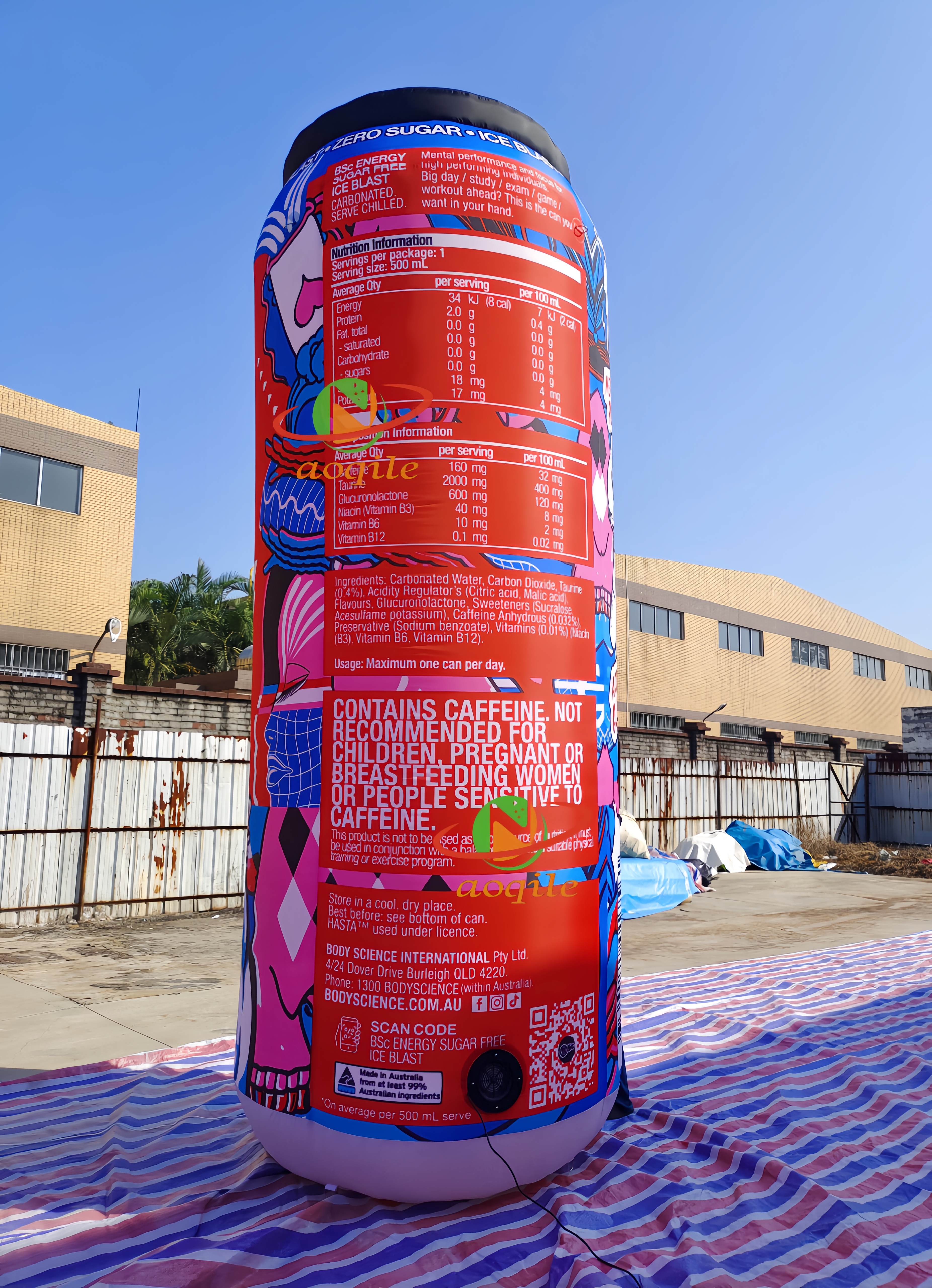 Aoqile2025 Best-selling Amusement Park Party Event Customized Decoration Inflatable Medium Jar for Events