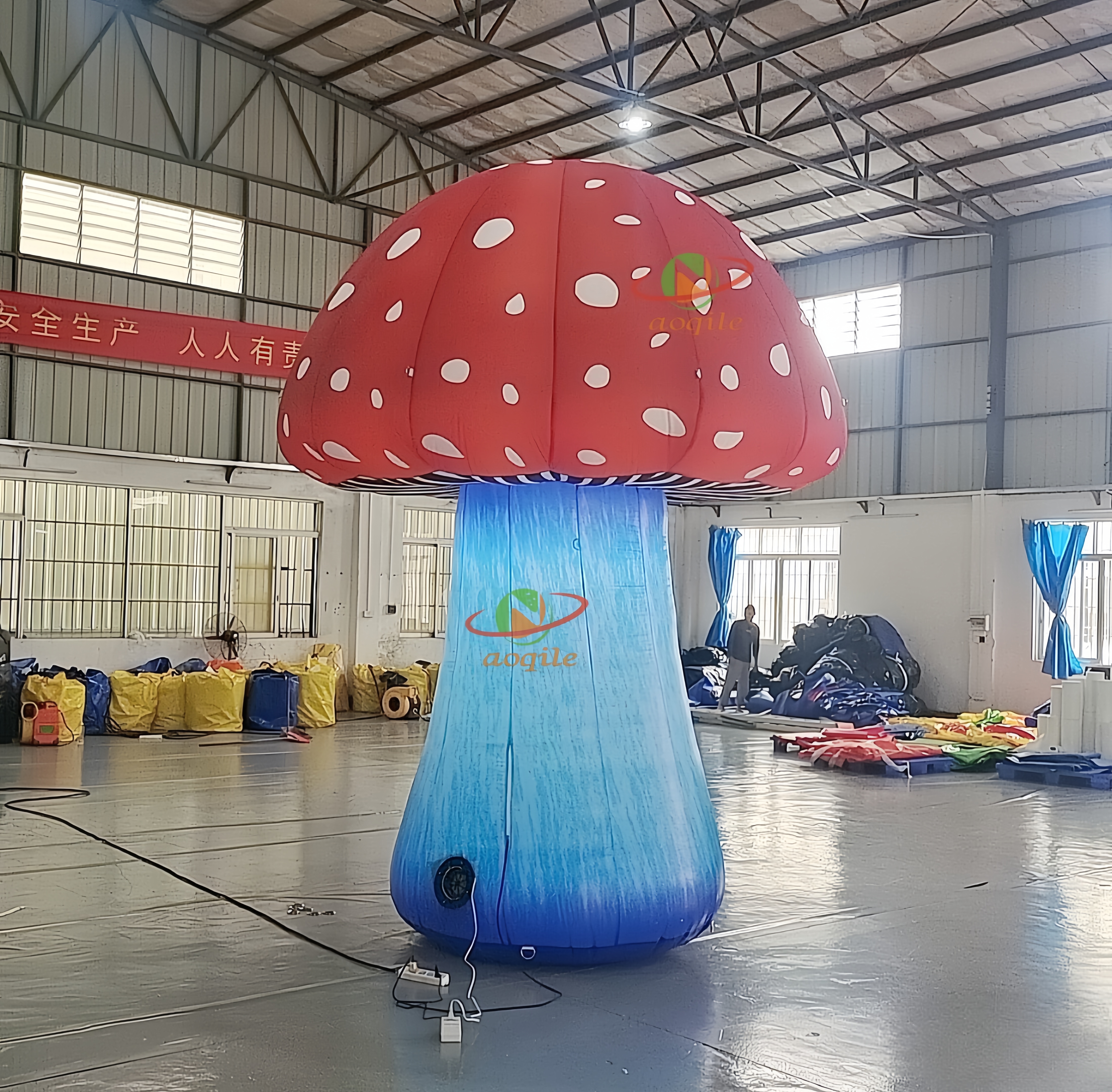 Inflatable mushroom decoration for Wedding Party, giant inflatable mushroom