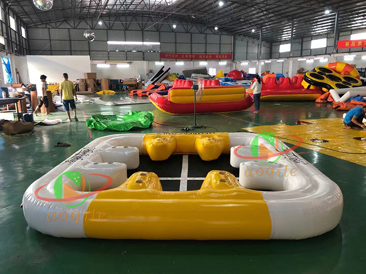 Inflatable Sofa Water Cushion Leisure Water Floating Island Entertainment Platform Dock Equipment