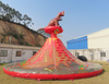 Large inflatable volcano climbing tower, children climbing sports tower