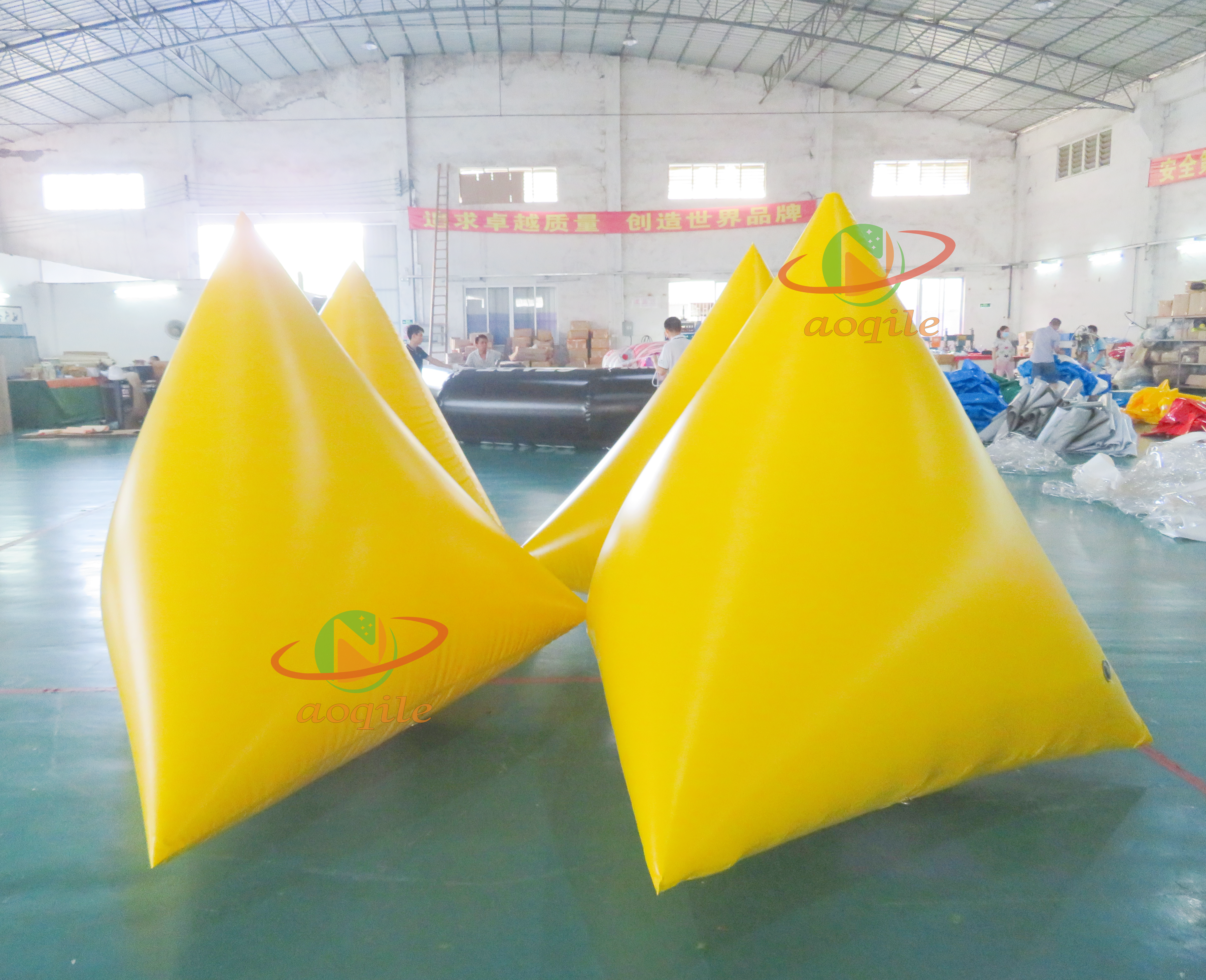 China large Water Race Marker Swim inflatable floating buoy for sea