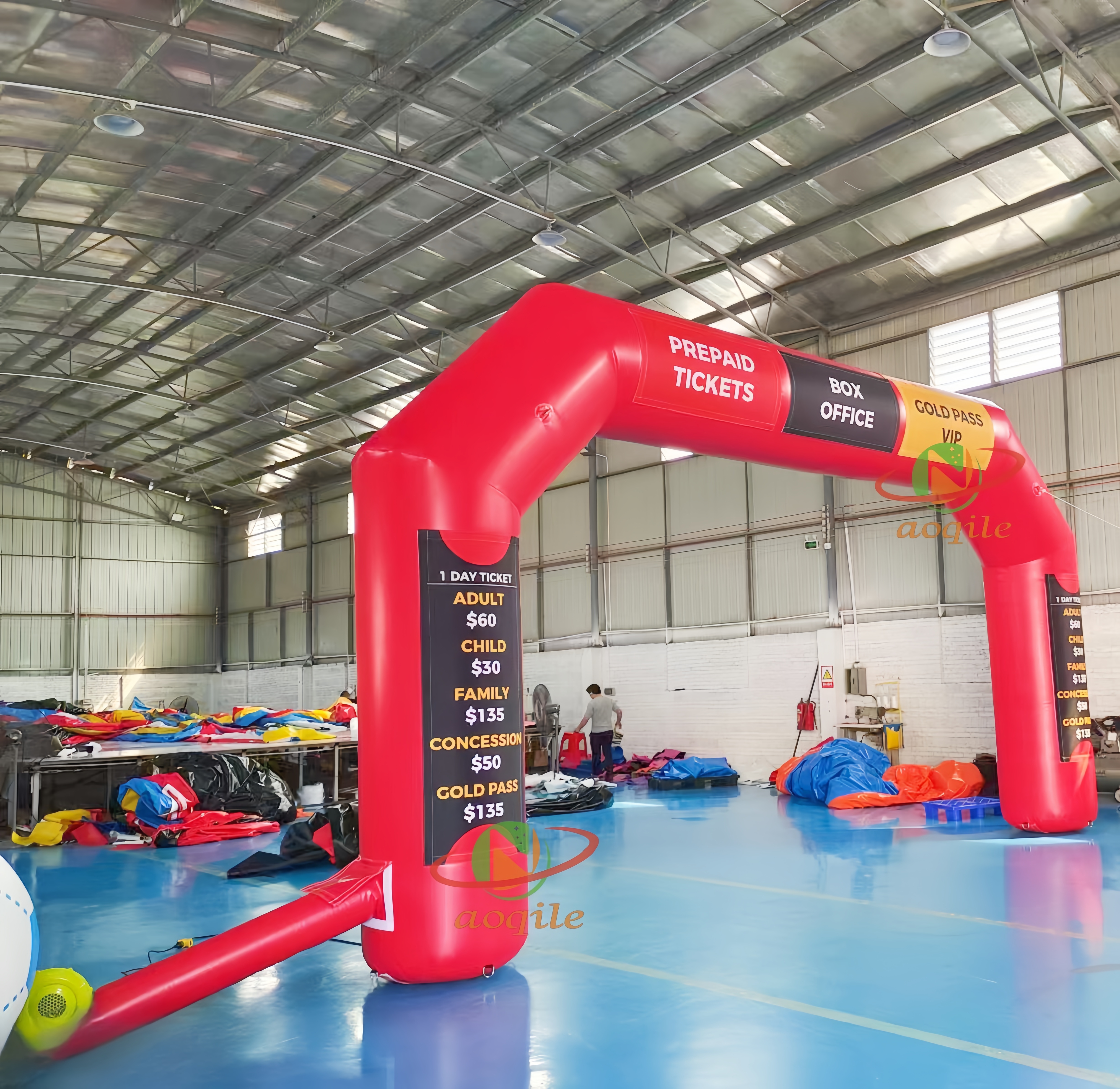 Advertising Inflatable Race Arch Finish Line And Starting Line Arch Equipment For Competitions