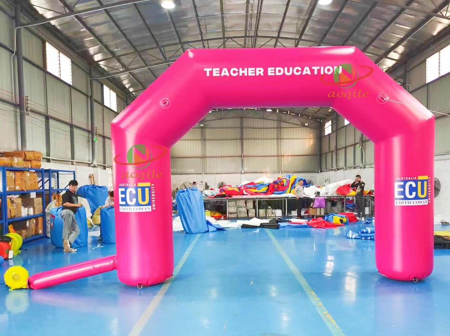 Outdoor Inflatable Competition Arch Portable Inflatable Start Finish Line Advertising Arch