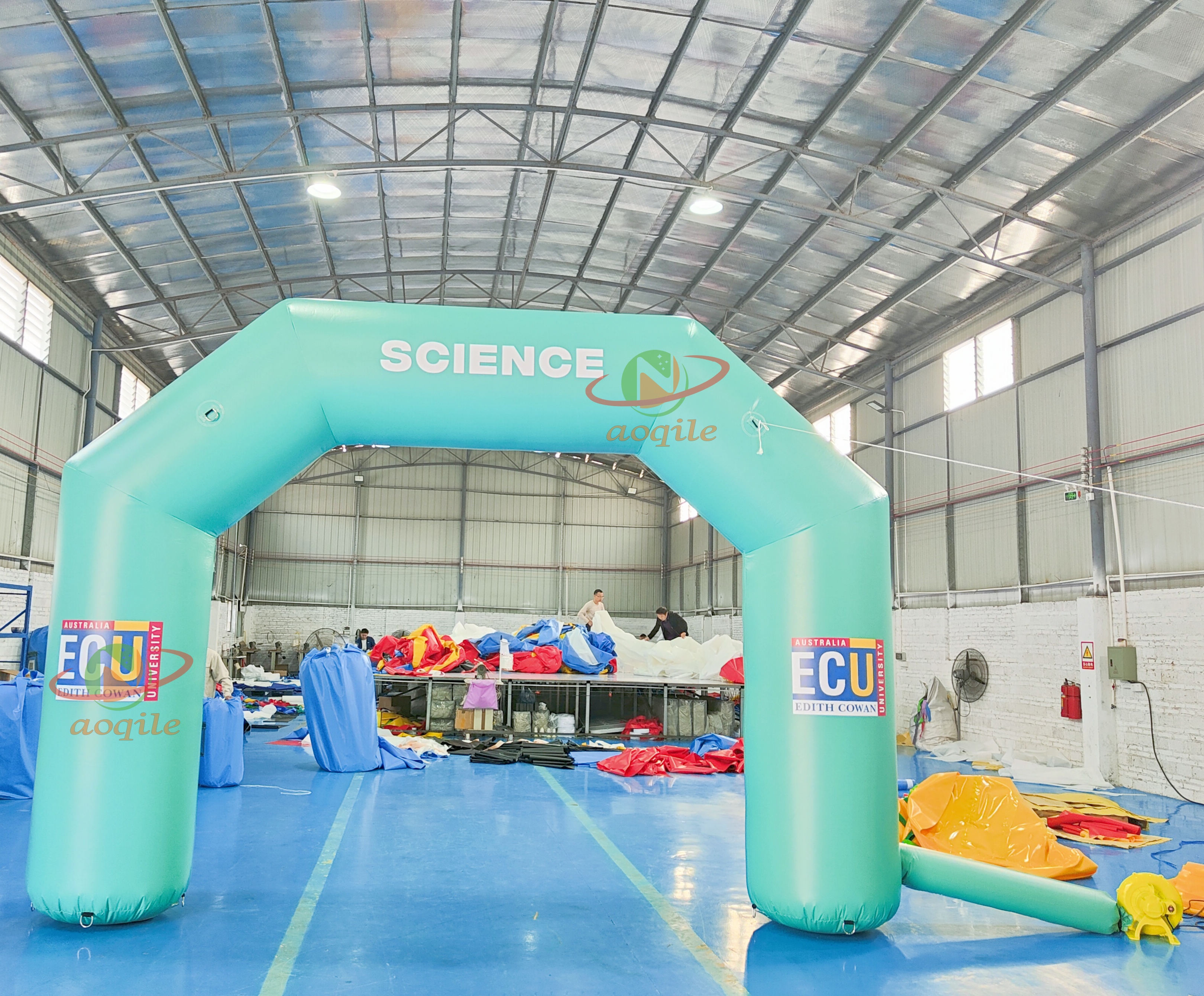 Sports Outdoor Competition Arch Portable Inflatable Arch Equipment Eye Catching Advertising Arch