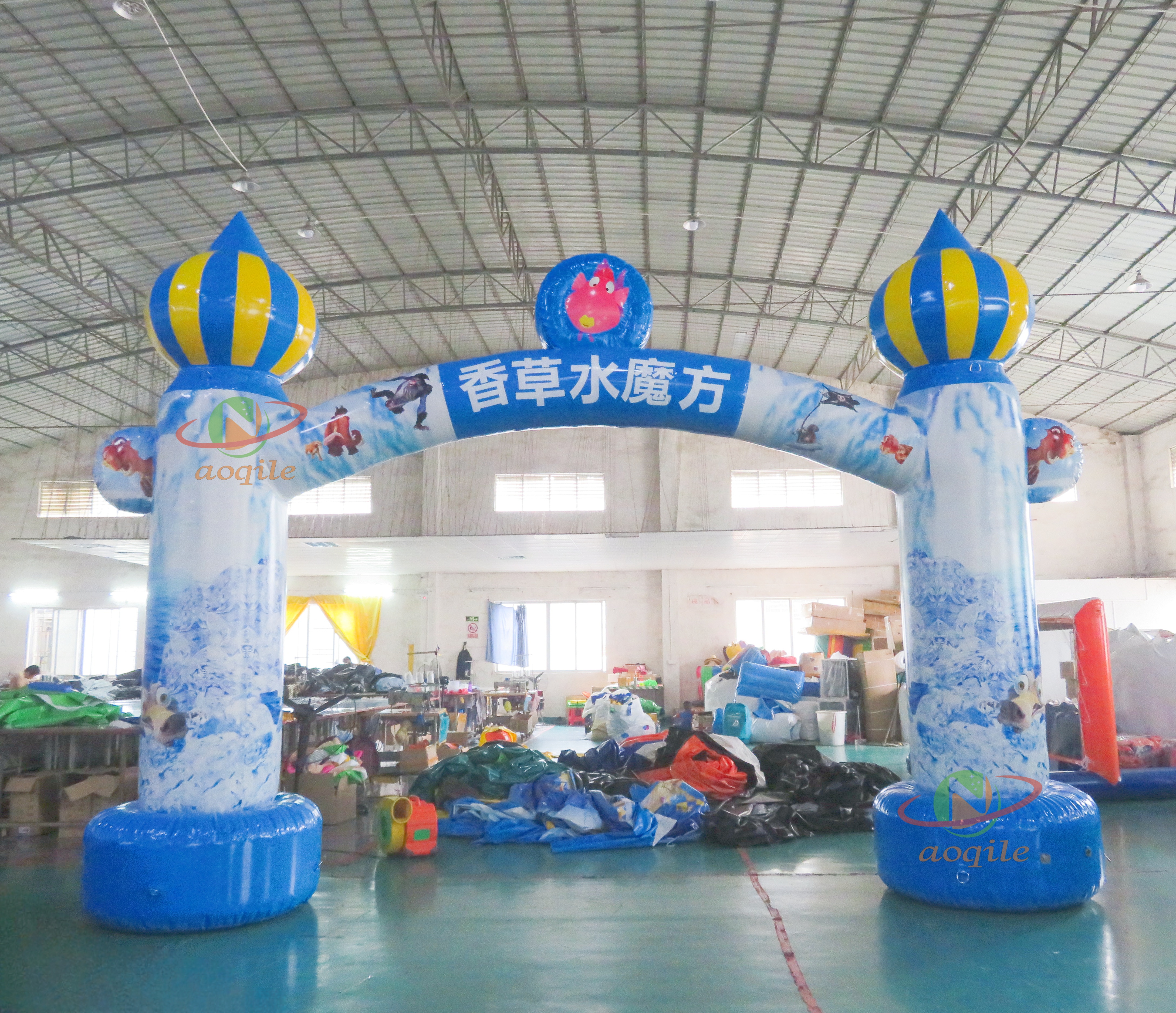 Outdoor Inflatable Advertising Arch Sports Event Starting Line Marathon Arch Equipment