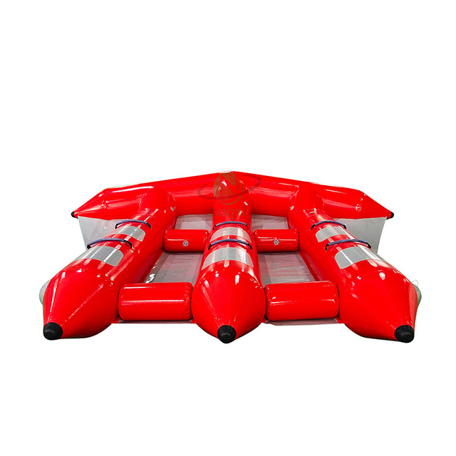 Customized Stimulus limit Water Sports Inflatable towable flying fish for PVC Tarpaulin