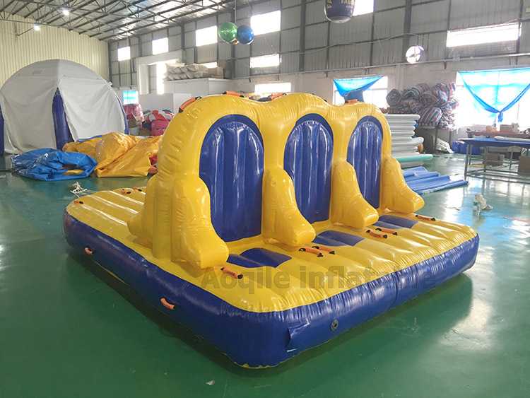 Summer Water Sports Games Inflatable Towable Flying Fish Boat Inflatable Floating Banana Boat