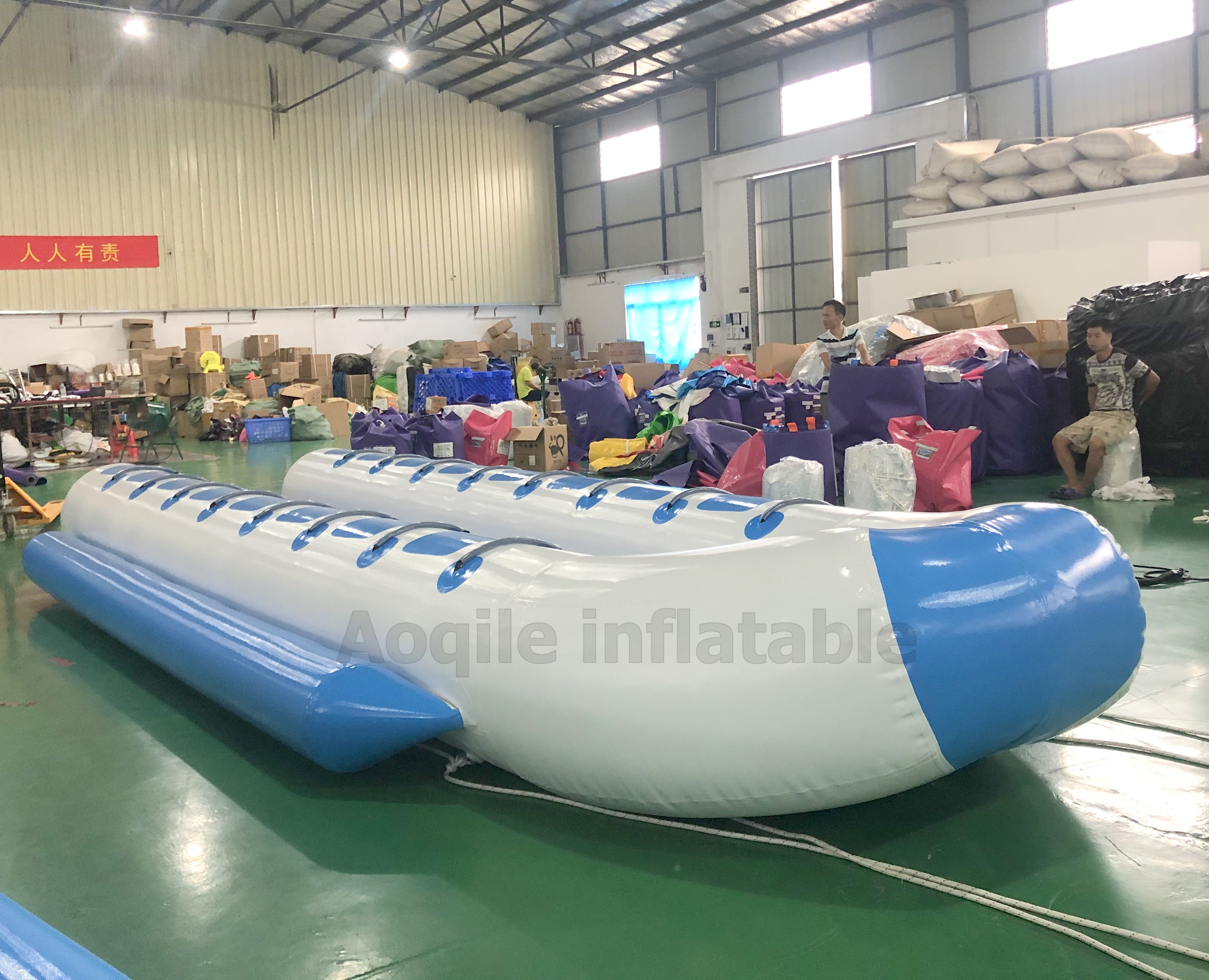 Customized Inflatable Banana Boat Towable Water Ski Tube For Outdoor Water entertainment