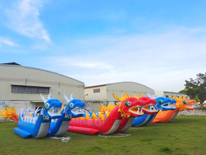 Water Inflatable Toys Crazy Water Banana Boat Extreme Sports Inflatable Towable Dragon Boat