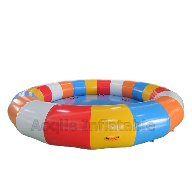 Multicolor donuts Sea Games Towable Water Toys Flying Ski Tube Inflatable Disco Boat