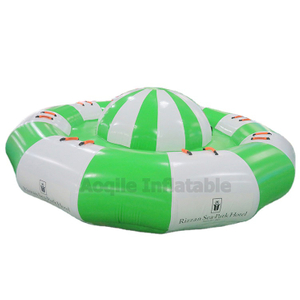 Summer Fun Water Games Floating Spinner Boat Towable Inflatable Disco Boat