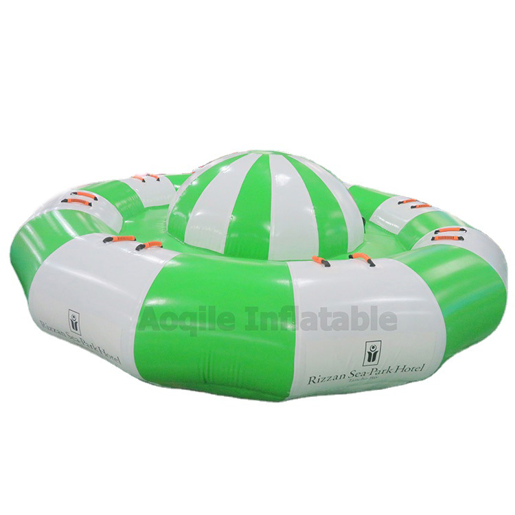 Summer Fun Water Games Floating Spinner Boat Towable Inflatable Disco Boat