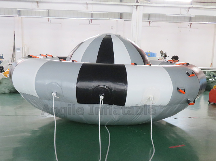 High Quality Commercial Inflatable Spinning fly Ufo Towable Water Entertainment Toy Inflatable Disco Boat