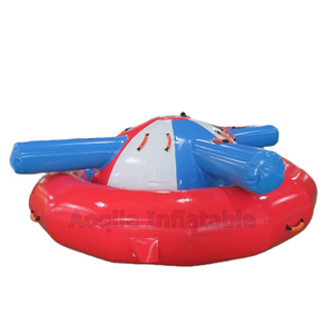 Water Entertainment Inflatable UFO Towing Water Rotating Disco Boat