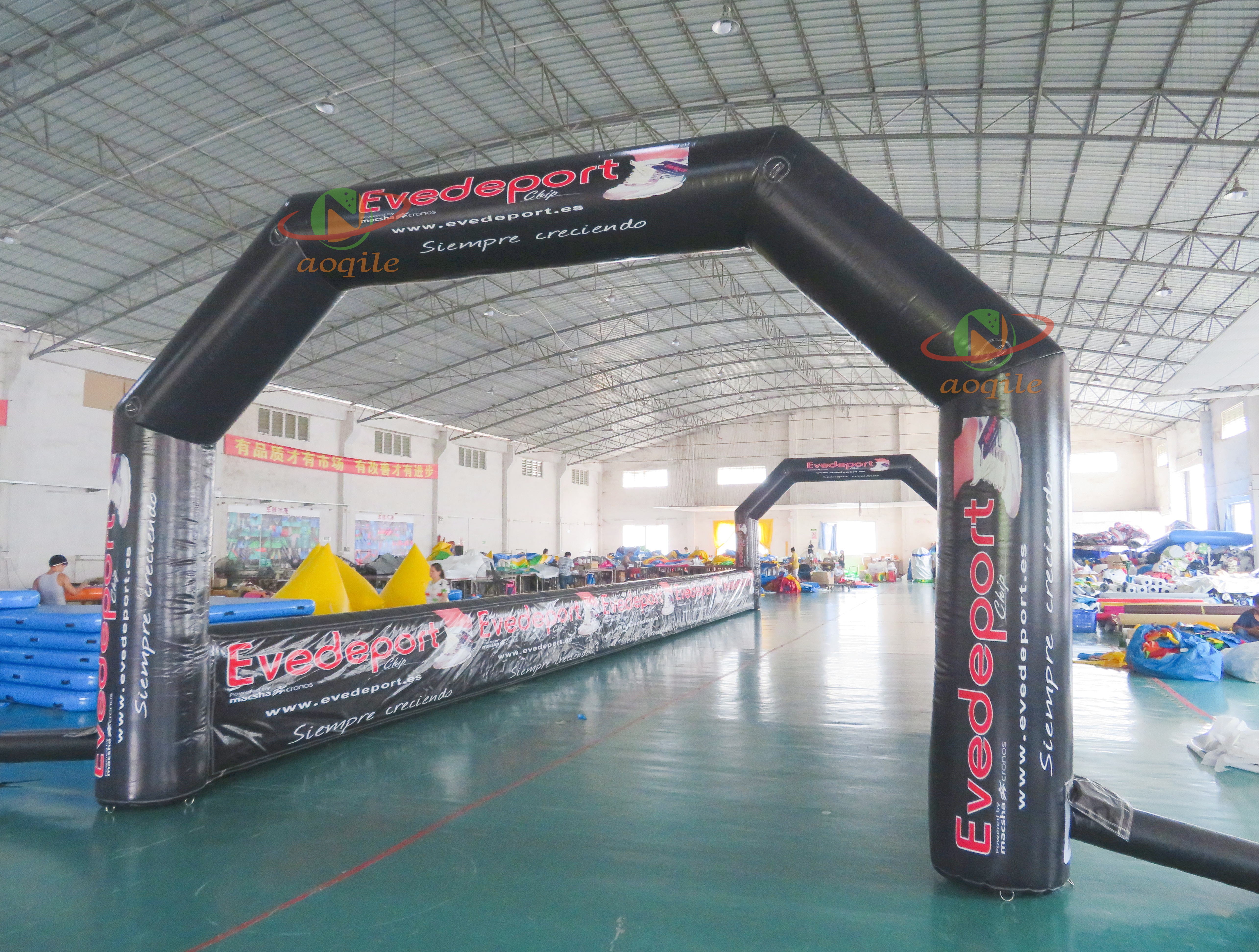 Hot sale Customized Advertising Inflatable Start Finish Line Race Arch For Sports Event