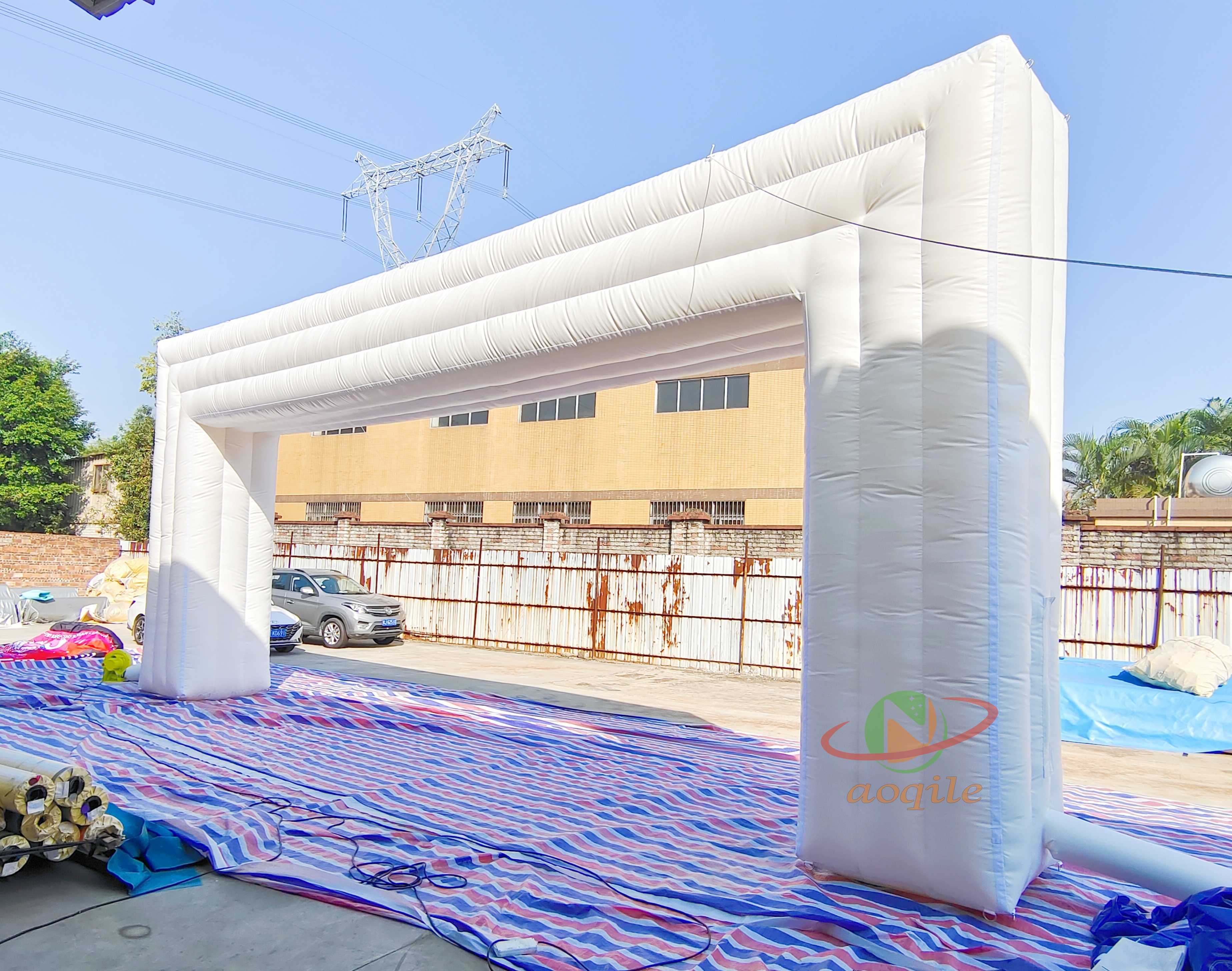 Large Outdoor Event Finish Line Inflatable Arch Competition Starting Sign Arch Inflatable Entrance Advertising Arch