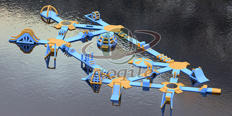 Fun Water Multiplayer Sports Adventure Floating Large Inflatable Water Park