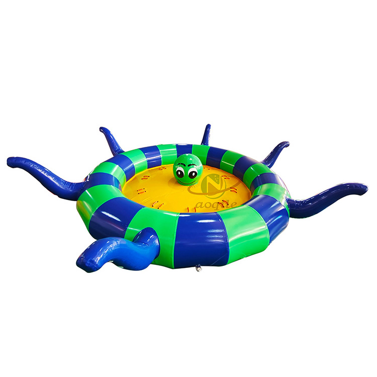 Custom design Sea Sports Inflatable Floating Spinning Donut Towable Inflatable disco Octopus Boat